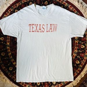 Vintage University of Texas T-shirt, TEXAS LAW